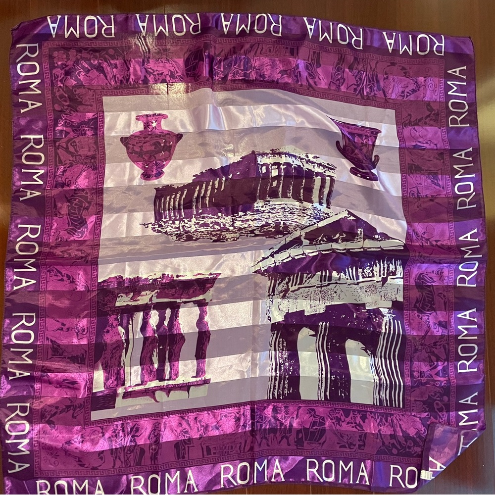 Purple scarf